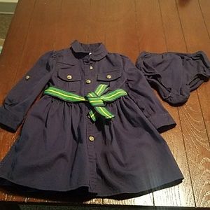ralph lauren dress with bloomers 24 months